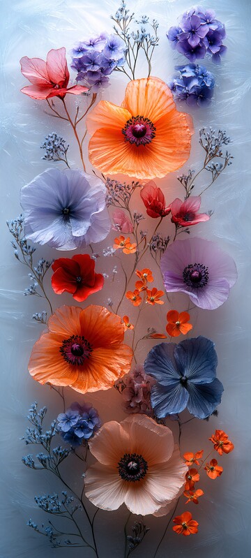 冰晶花影冰晶花朵花瓣1