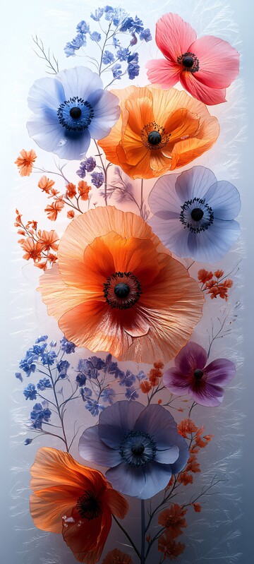 冰晶花影冰晶花朵花瓣3