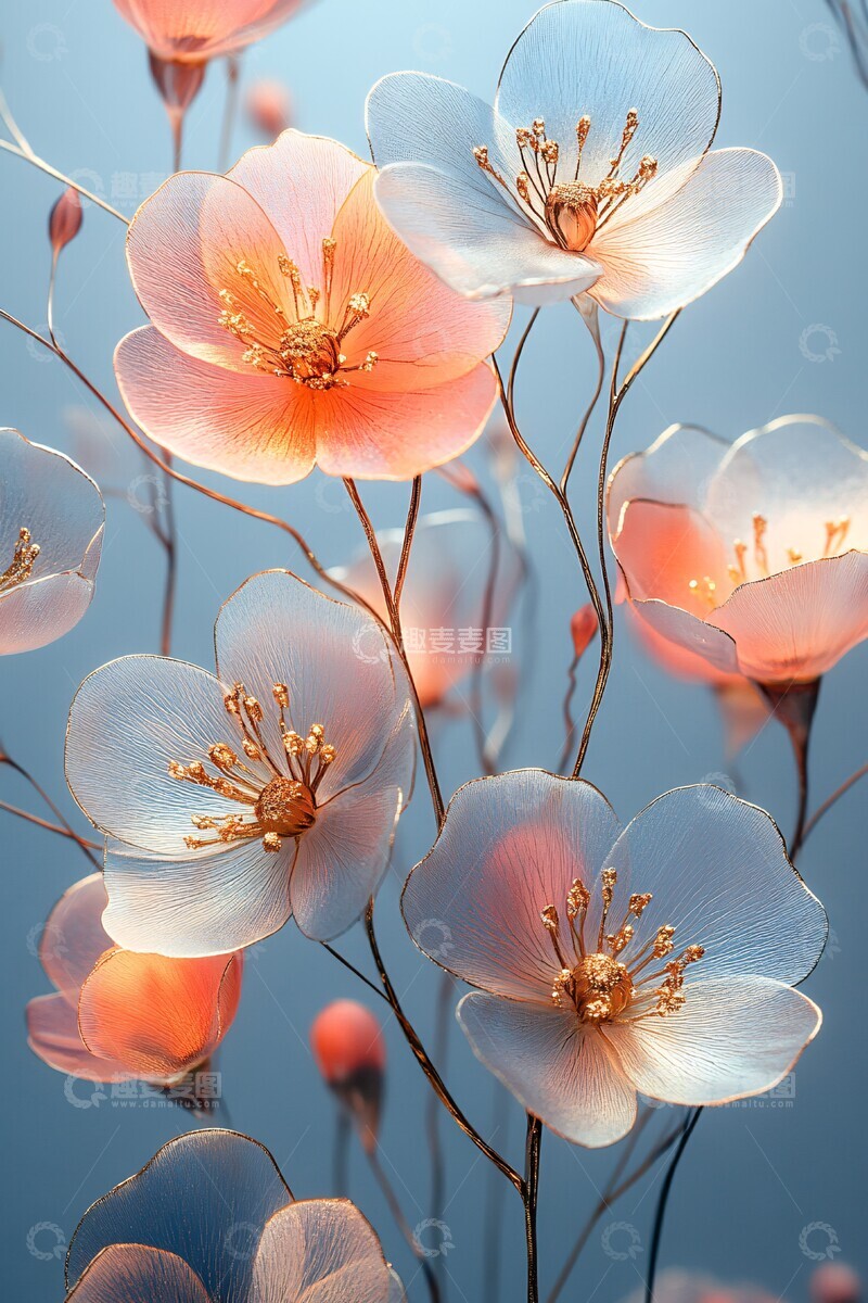 高清大图下载【趣麦麦图】光影交织花间2