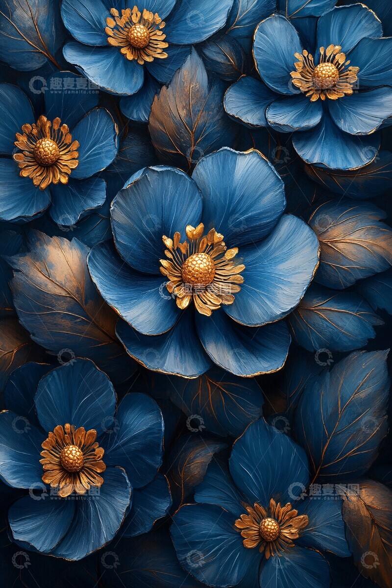 高清大图下载【趣麦麦图】花卉墙面装饰2