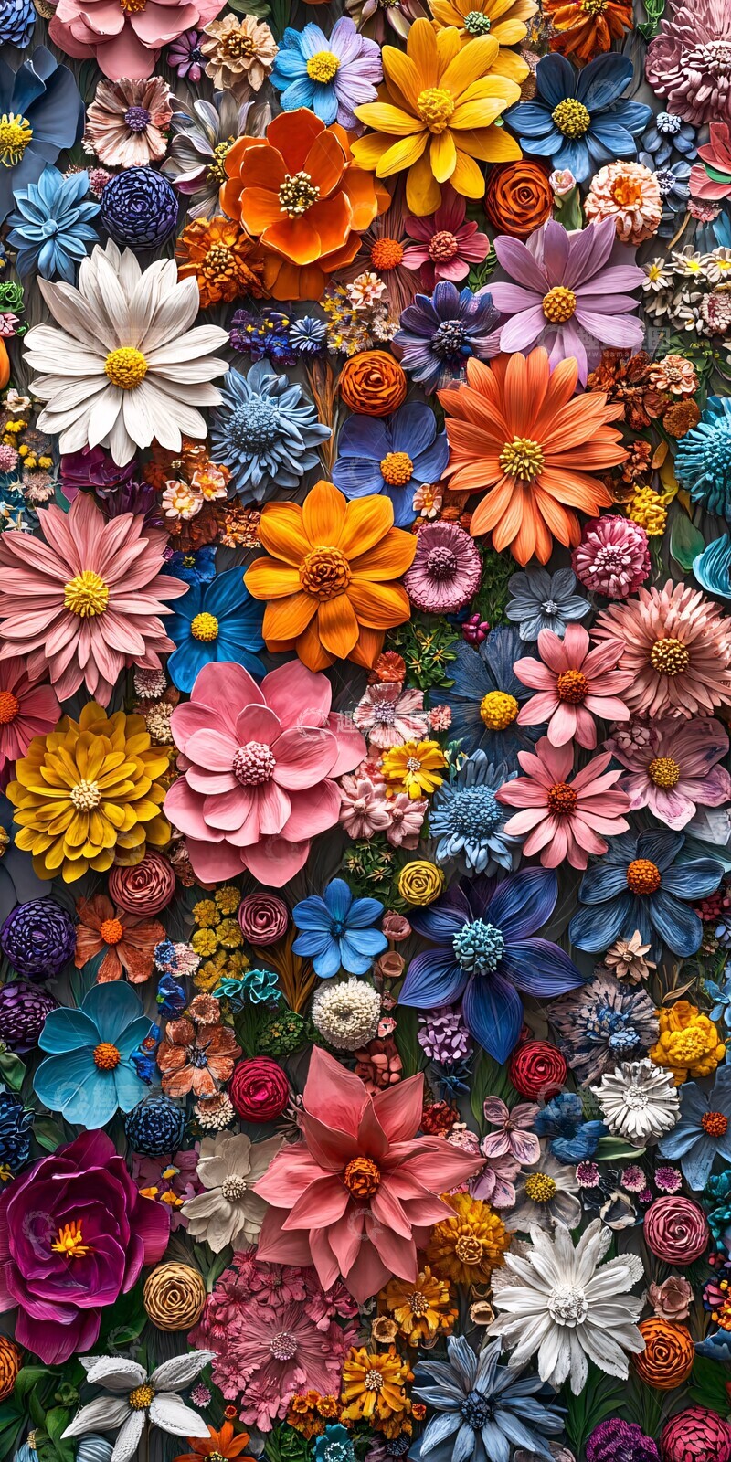 高清大图下载【趣麦麦图】花墙纸艺颜色高分辨率超写实3