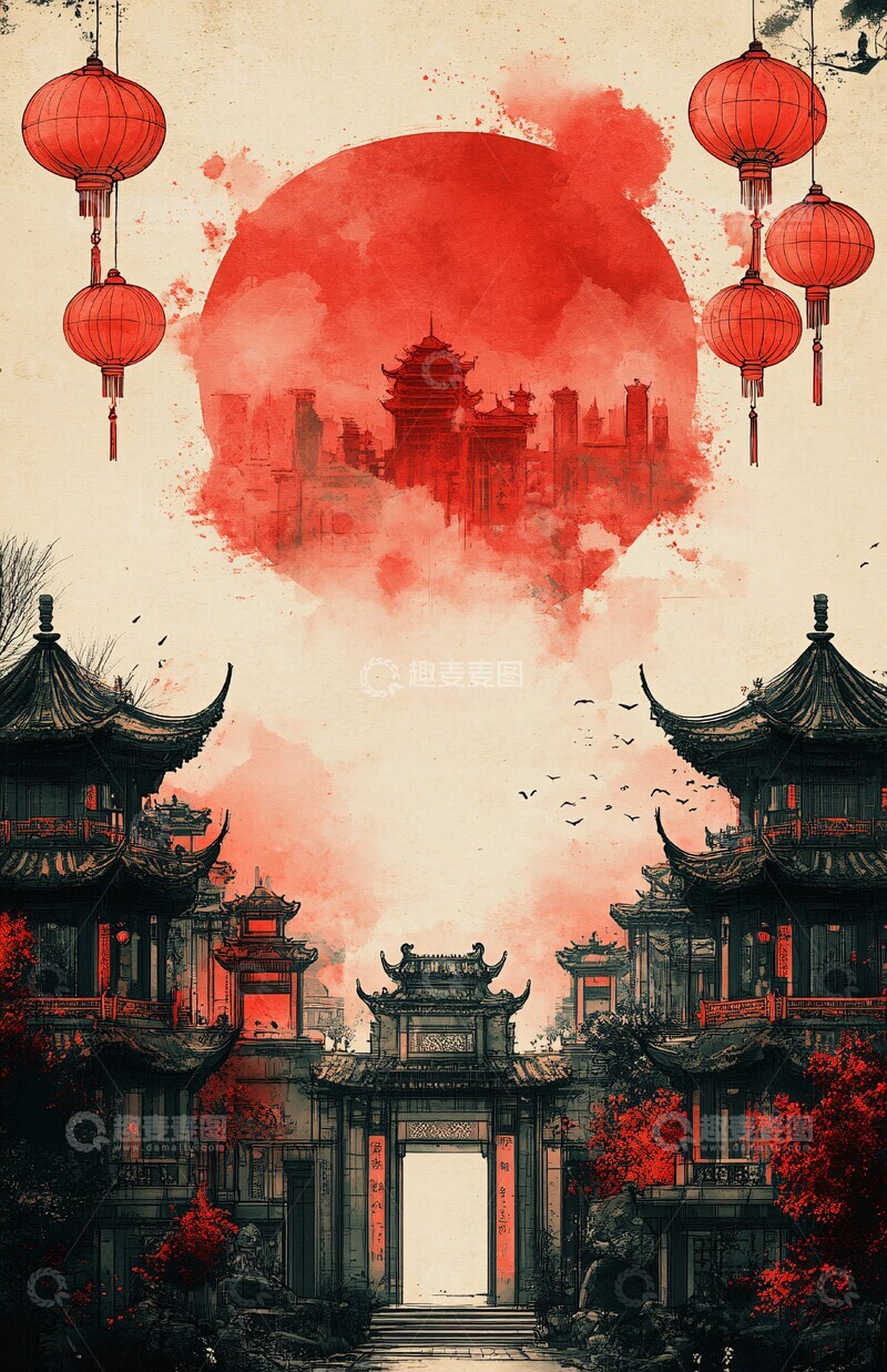 高清大图下载【趣麦麦图】新春联欢晚会2