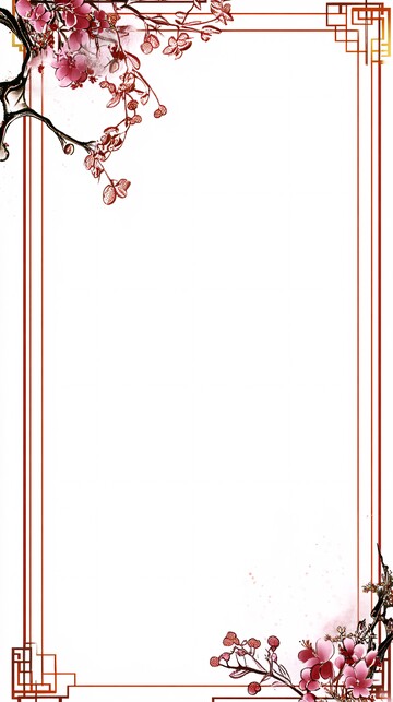 空白背景装饰边框