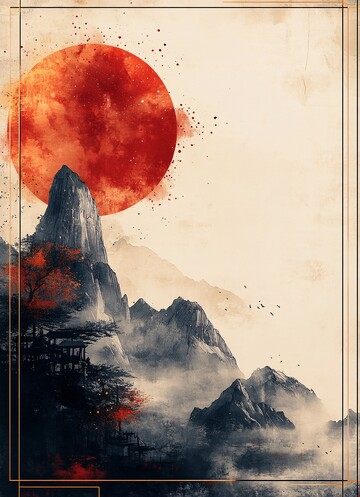 古代卷轴边框设计2