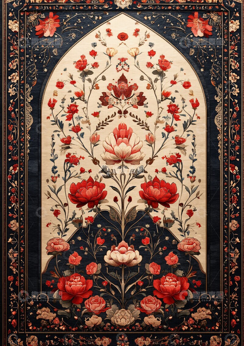 高清大图下载【趣麦麦图】花纹边框花纹边框花卉1