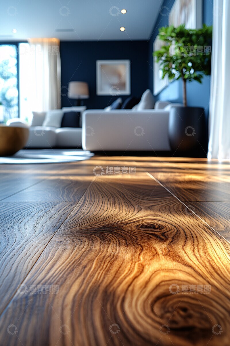 高清大图下载【趣麦麦图】木纹地板与明亮色彩3