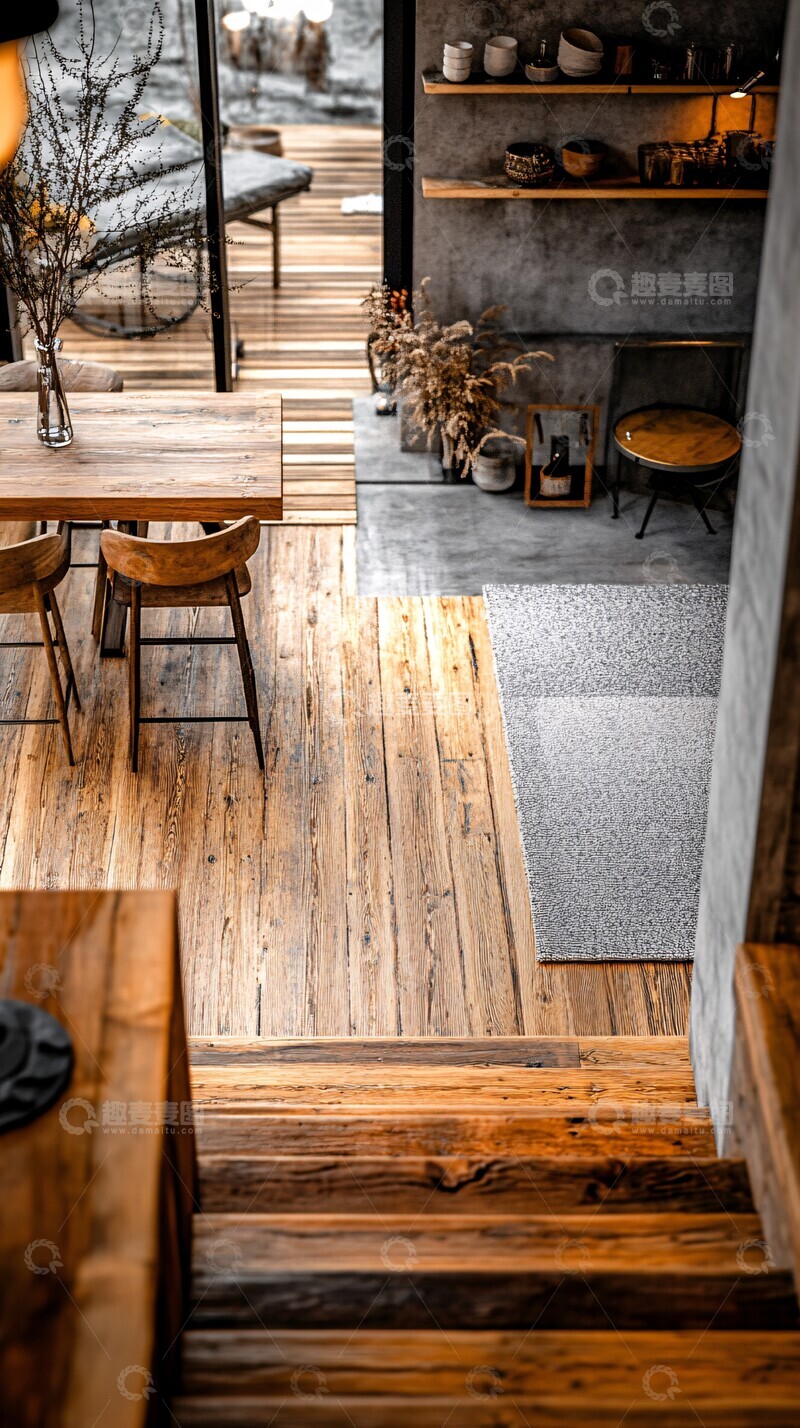 高清大图下载【趣麦麦图】北欧风格木地板3