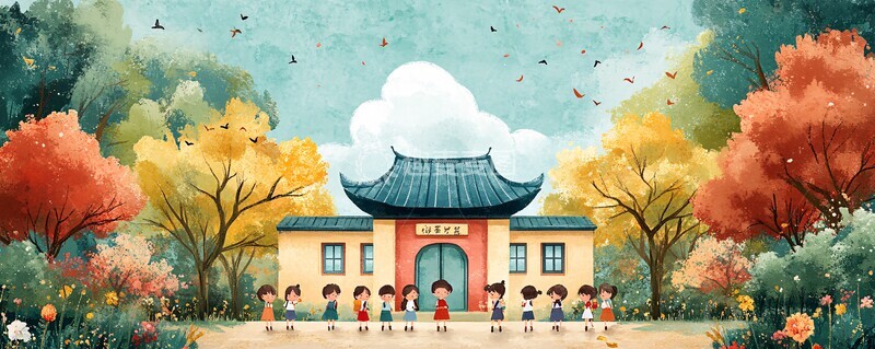 高清大图下载【趣麦麦图】蛇年春日开学季3