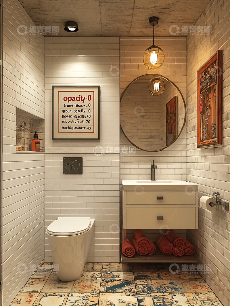 高清大图下载【趣麦麦图】浴室空间设计3