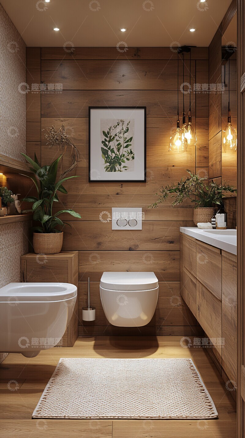 高清大图下载【趣麦麦图】厕所储物柜设计3