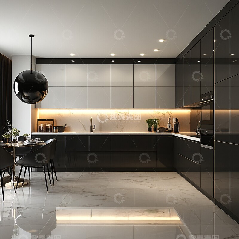高清大图下载【趣麦麦图】灰色皇家厨房3