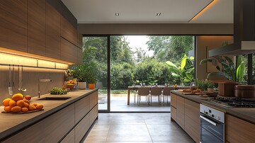 现代厨房用餐空间3