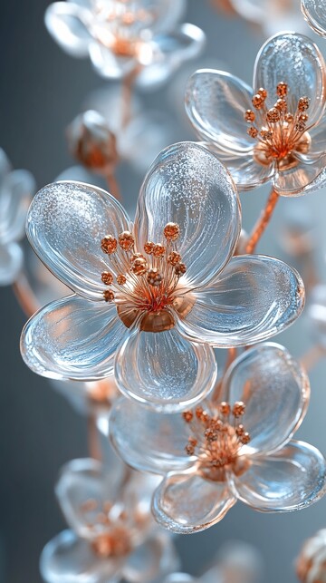 银色花朵与酸风1