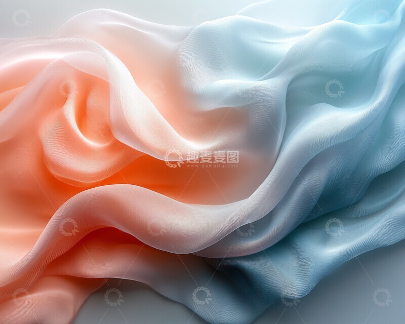 高清大图下载【趣麦麦图】青灰蓝桃色调2