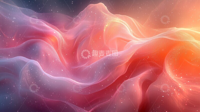 高清大图下载【趣麦麦图】流光丝带星云3