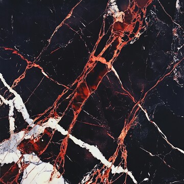 深红黑纹大理石3