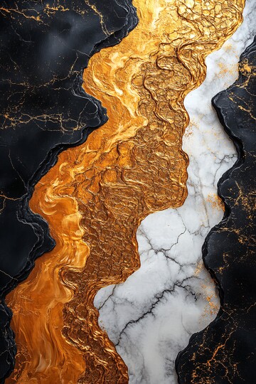 金色水纹大理石2