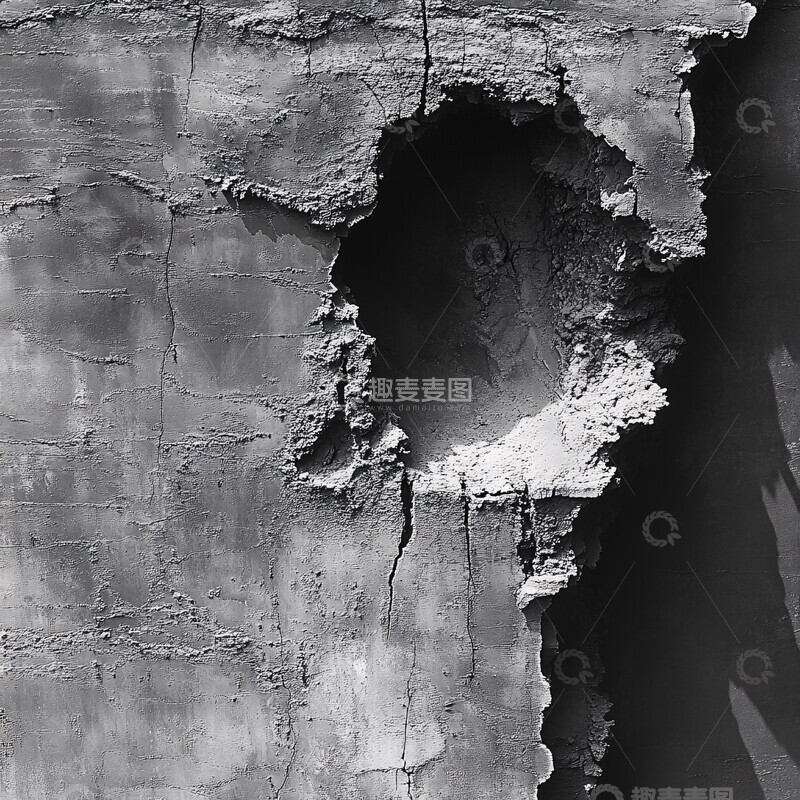 高清大图下载【趣麦麦图】火山岩浆腐蚀金属2