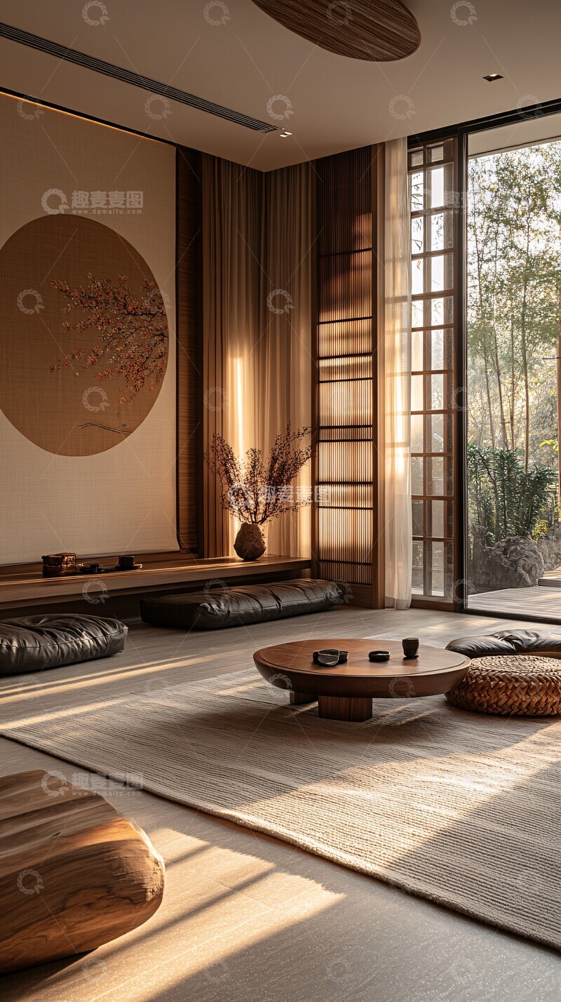 高清大图下载【趣麦麦图】中式现代家居布置2