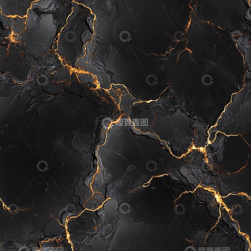 高清大图下载【趣麦麦图】黑金大理石纹理3