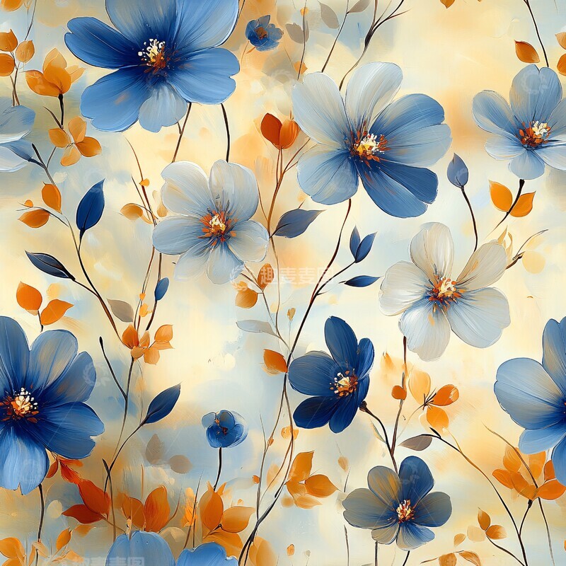 高清大图下载【趣麦麦图】迪奥花卉油彩画3