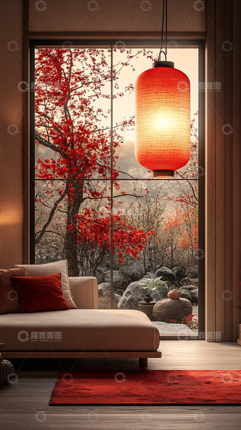 高清大图下载【趣麦麦图】新春佳节客厅3