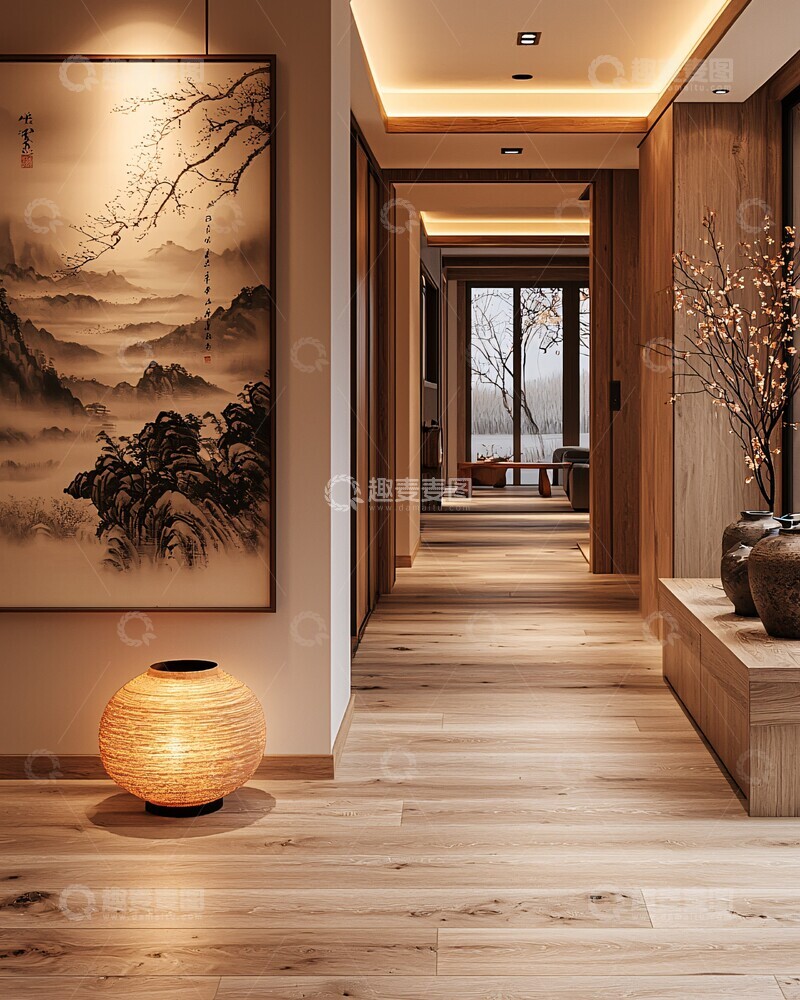 高清大图下载【趣麦麦图】中式现代家居空间2