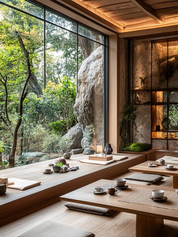 茶室空间茶室空间木质3