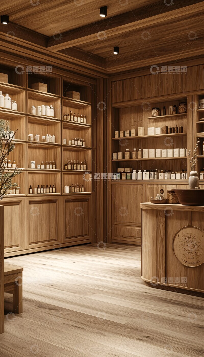 高清大图下载【趣麦麦图】中药柜角隅中药角隅摄影3