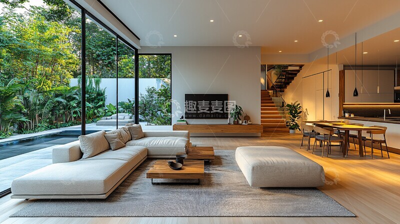 高清大图下载【趣麦麦图】小客厅型沙发布局1