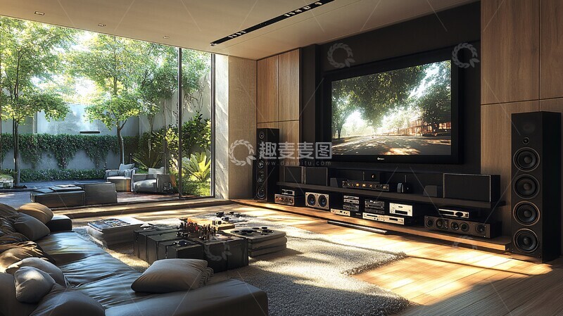 高清大图下载【趣麦麦图】大电视游戏设备3