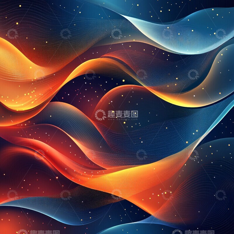 高清大图下载【趣麦麦图】未来线条构图3