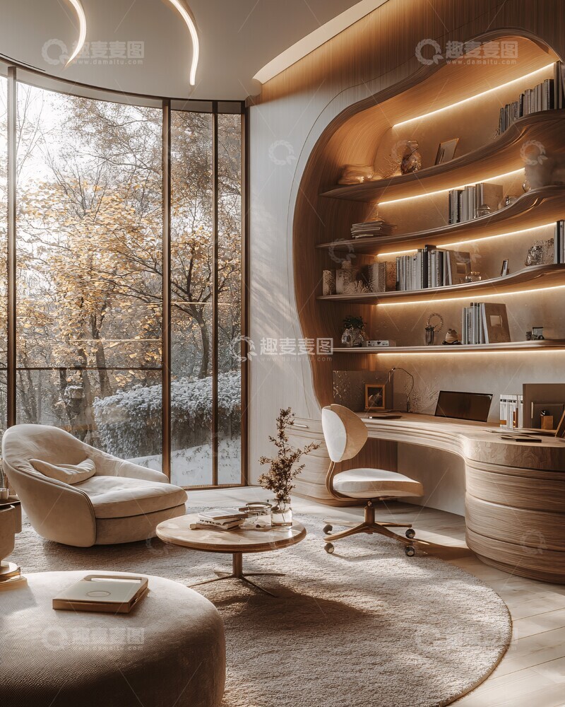 高清大图下载【趣麦麦图】中性色调治疗室3