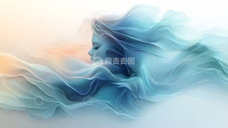 高清大图下载【趣麦麦图】数据流线图数据流线图形3