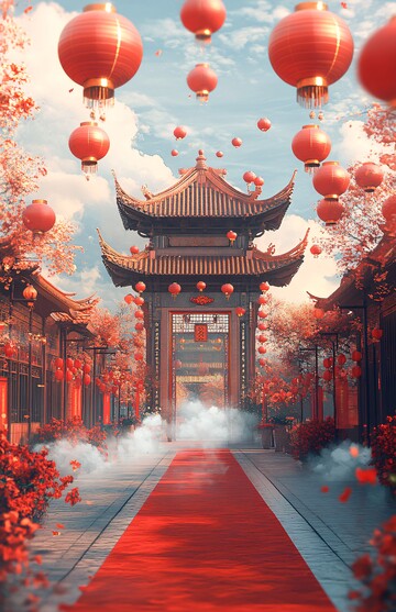 红毯云宫迎新春2