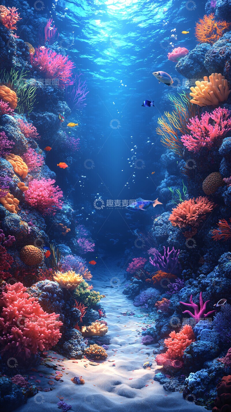 高清大图下载【趣麦麦图】海底珊瑚世界1