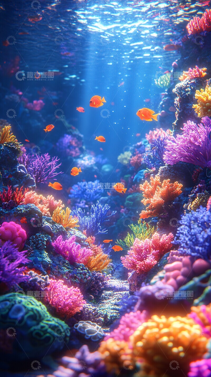 高清大图下载【趣麦麦图】海底珊瑚乐园3