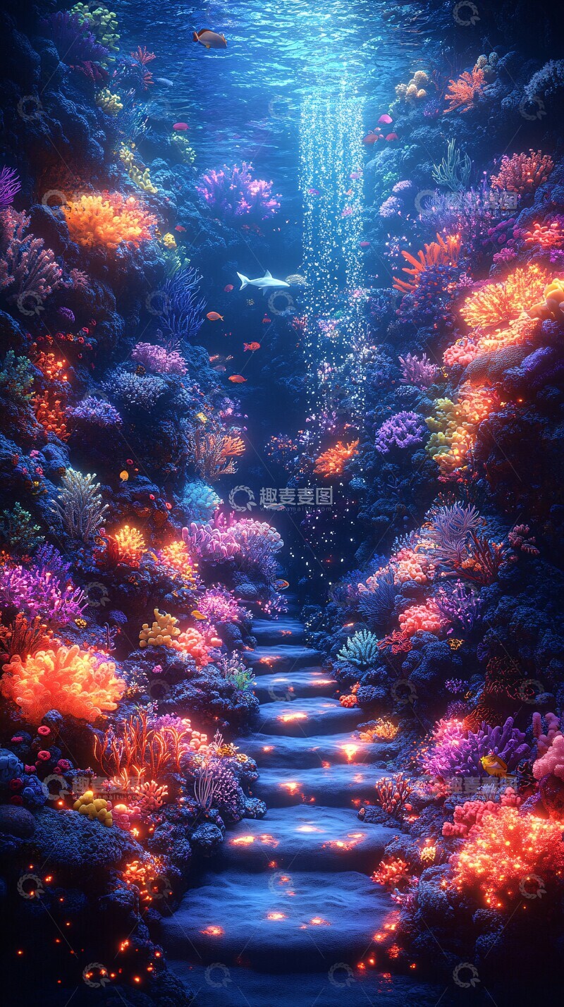 高清大图下载【趣麦麦图】神秘海底世界2