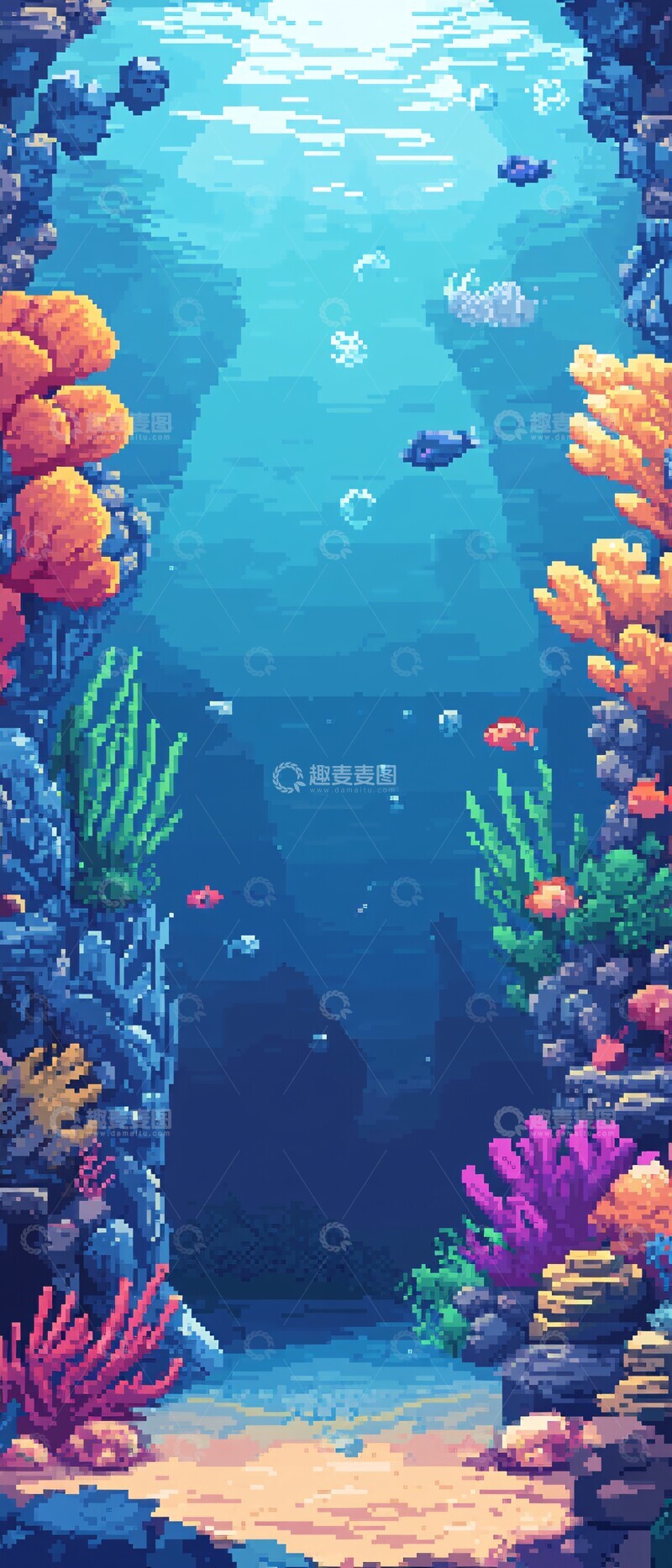 高清大图下载【趣麦麦图】海底探险世界3