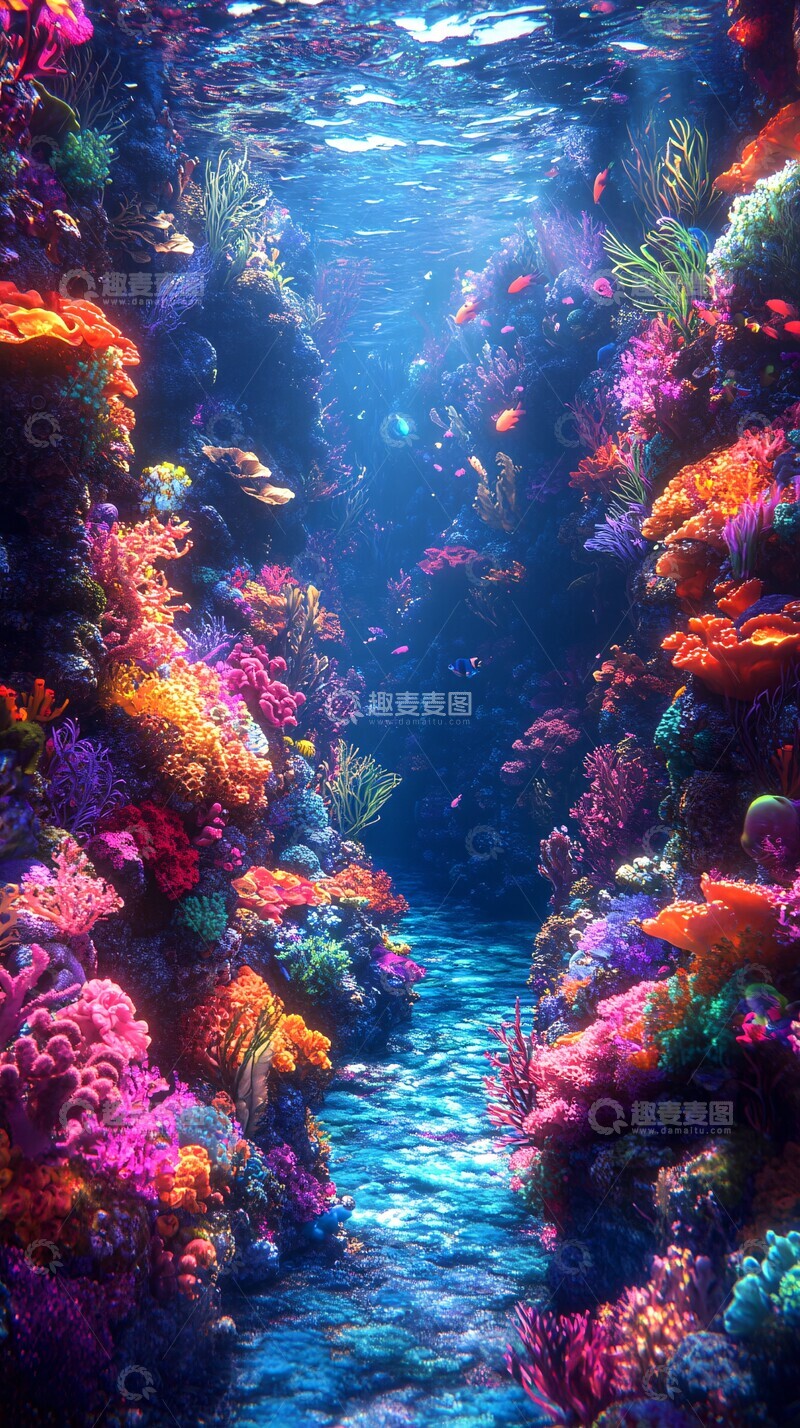 高清大图下载【趣麦麦图】海底奇幻世界2