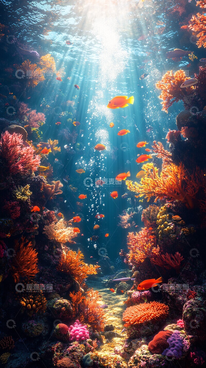 高清大图下载【趣麦麦图】海底奇幻壁纸