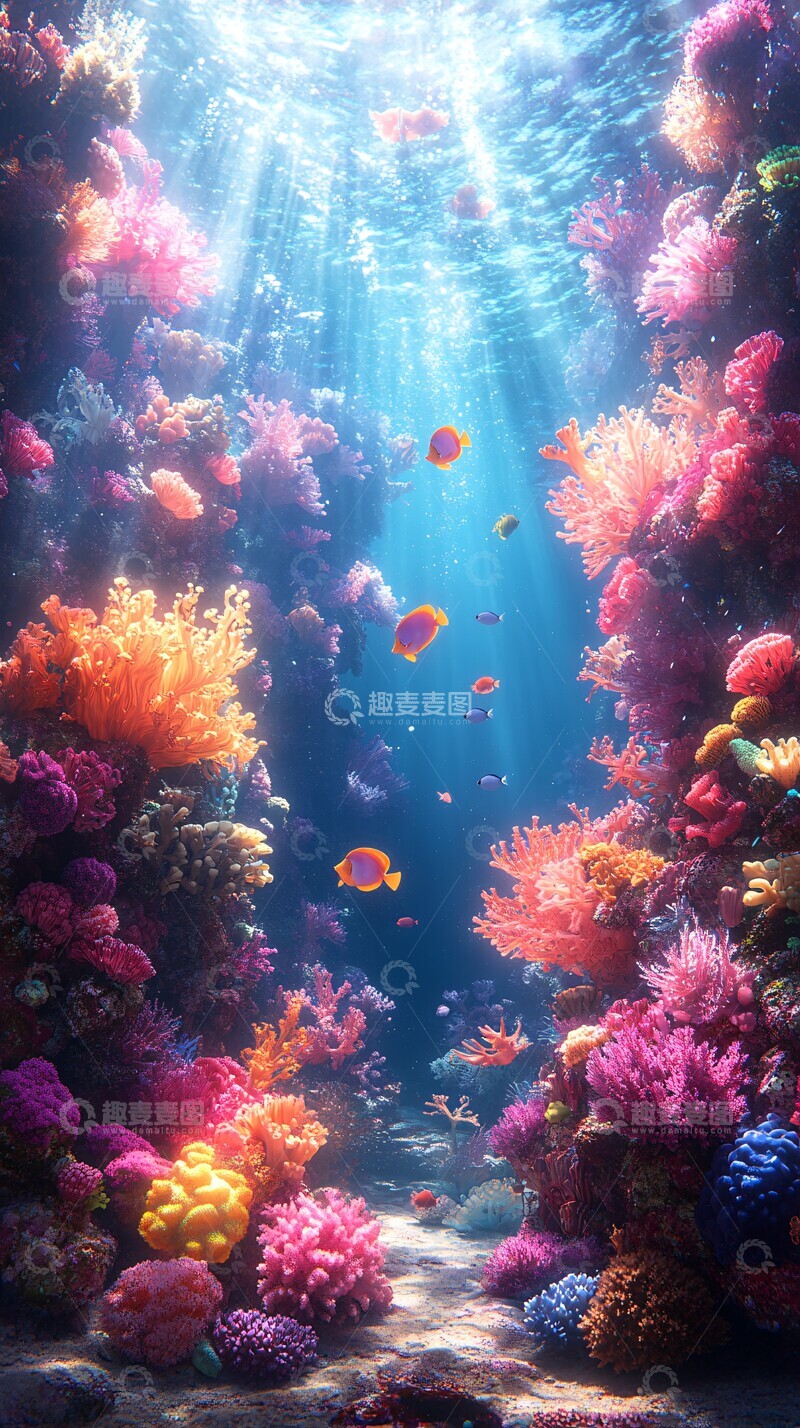 高清大图下载【趣麦麦图】海底奇幻壁纸3