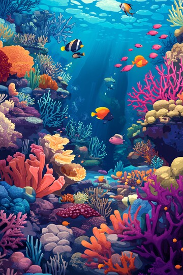 珊瑚礁世界珊瑚礁石海洋2