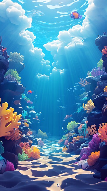 海底阳光海底阳光彩色3