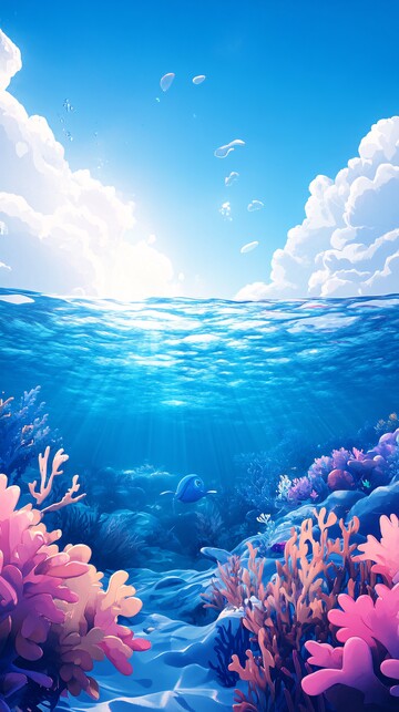 海底阳光海底阳光彩色1