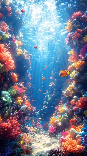 珊瑚礁鱼群珊瑚礁石鱼群3