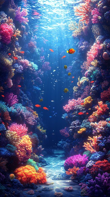 珊瑚礁鱼群珊瑚礁石鱼群1