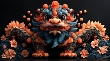 金色舞狮金色舞狮卡通3