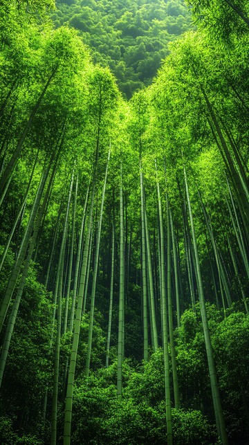 竹林绿意竹林绿叶竹子3