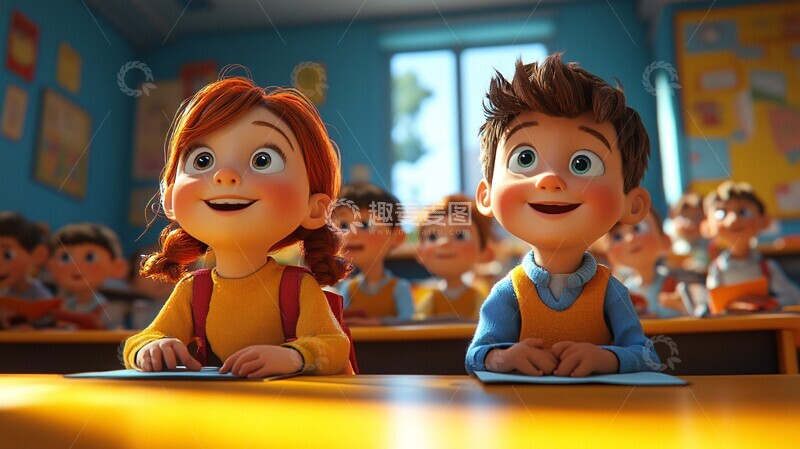 孩子们课堂欢乐坐3